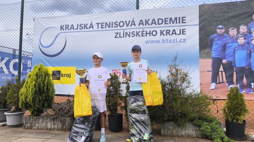 Finalisté turnaje dvouhry, tenisový turnaj mladších žáků kategorie A, Zlín-Vršava, 2.–6. 6.